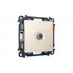 Комплект механизма TV розетки оконечной 50-870 MHz 1dB Ambrella Volt MA MA313010