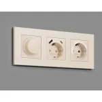 Комплект механизма светорегулятора универсального поворотно-нажимного 25-600W/LED 5-300W Ambrella Volt MA MA325510