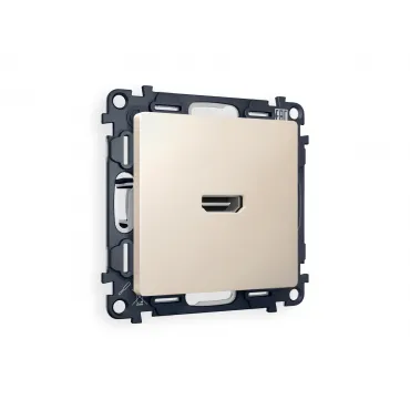 Комплект механизма розетки HDMI 2.0 40V/500mA 2.0GHz 5-18Gbit/s Volt QUANT MA334010