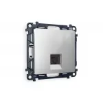 Комплект механизма телефонной розетки RJ-11(4P4C) с защитной шторкой Ambrella Volt MA MA412030