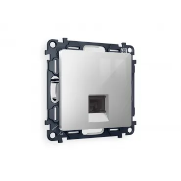 Комплект механизма телефонной розетки RJ-11(4P4C) с защитной шторкой Ambrella Volt MA MA412030 Комплект механизма телефонной розетки RJ-11(4P4C) с защитной шторкой Ambrella Volt MA MA412030