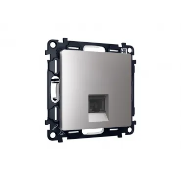 Комплект механизма компьютерной розетки RJ-45(8P8C) CAT6 с защитной шторкой Ambrella Volt MA MA512010 Комплект механизма компьютерной розетки RJ-45(8P8C) CAT6 с защитной шторкой Ambrella Volt MA MA512010