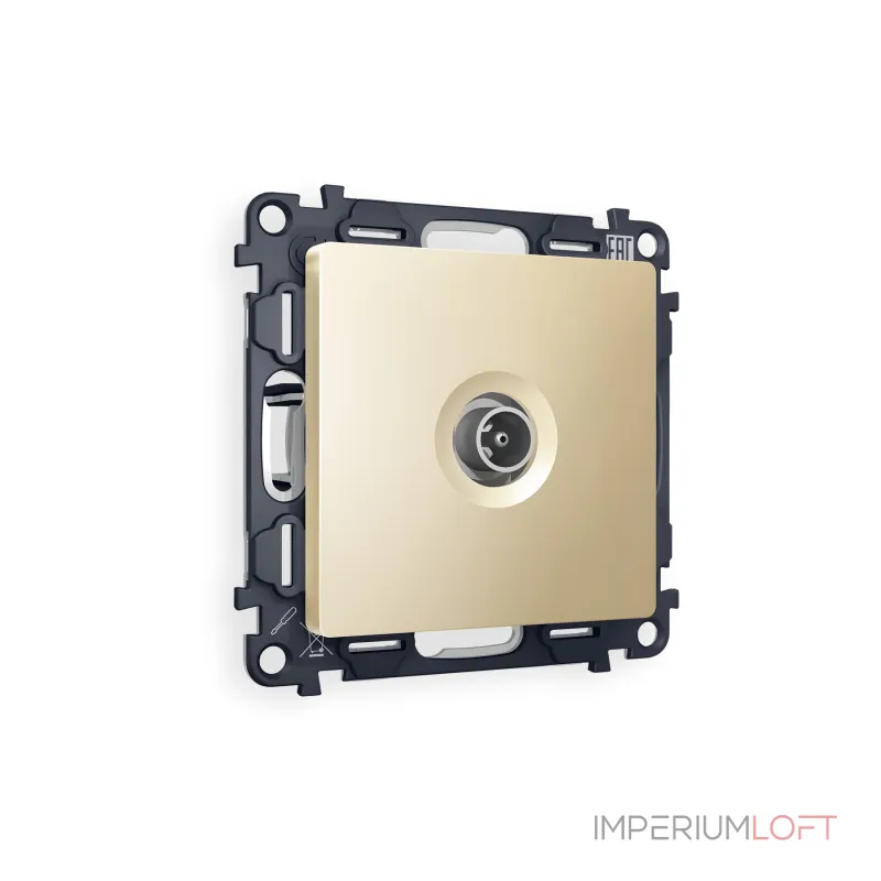 Комплект механизма TV розетки оконечной 50-870 MHz 1dB Ambrella Volt MA MA613010 Комплект механизма TV розетки оконечной 50-870 MHz 1dB Ambrella Volt MA MA613010