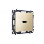 Комплект механизма розетки HDMI 2.0 40V/500mA 2.0GHz 5-18Gbit/s Ambrella Volt MA MA614010