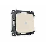 Комплект механизма 1-клавишного выключателя с подсветкой 10000K Ambrella Volt MO MO322020