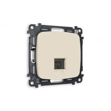Комплект механизма телефонной розетки RJ-11(4P4C) с защитной шторкой Ambrella Volt MO MO332030 Комплект механизма телефонной розетки RJ-11(4P4C) с защитной шторкой Ambrella Volt MO MO332030
