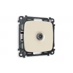Комплект механизма TV розетки оконечной OMEGA MO333010 Бежевый матовый 50-870 MHz 1dB QUANT от ImperiumLoft
