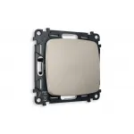 Комплект механизма 1-клавишного выключателя OMEGA MO361010 Серо-бежевый матовый QUANT от ImperiumLoft