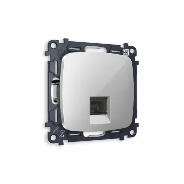 Комплект механизма компьютерной розетки RJ-45(8P8C) CAT6 с защитной шторкой Ambrella Volt MO MO412010 Комплект механизма компьютерной розетки RJ-45(8P8C) CAT6 с защитной шторкой Ambrella Volt MO MO412010
