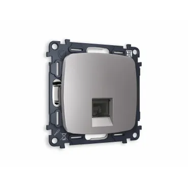 Комплект механизма компьютерной розетки RJ-45(8P8C) CAT6 с защитной шторкой Ambrella Volt MO MO512010 Комплект механизма компьютерной розетки RJ-45(8P8C) CAT6 с защитной шторкой Ambrella Volt MO MO512010
