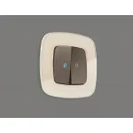 Комплект механизма 2-клавишного выключателя с подсветкой 10000K Ambrella Volt MO MO634020