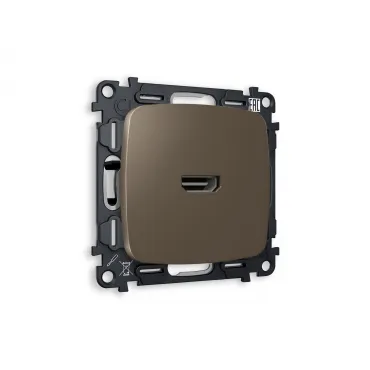 Комплект механизма розетки HDMI 2.0 40V/500mA 2.0GHz 5-18Gbit/s Ambrella Volt MO MO644010