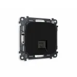 Комплект механизма компьютерной розетки RJ-45(8P8C) CAT6 с защитной шторкой Ambrella Volt MO MO812010