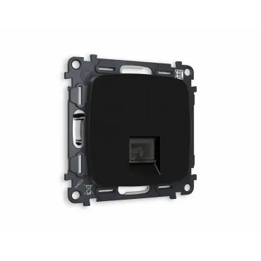 Комплект механизма компьютерной розетки RJ-45(8P8C) CAT6 с защитной шторкой Ambrella Volt MO MO812010 Комплект механизма компьютерной розетки RJ-45(8P8C) CAT6 с защитной шторкой Ambrella Volt MO MO812010