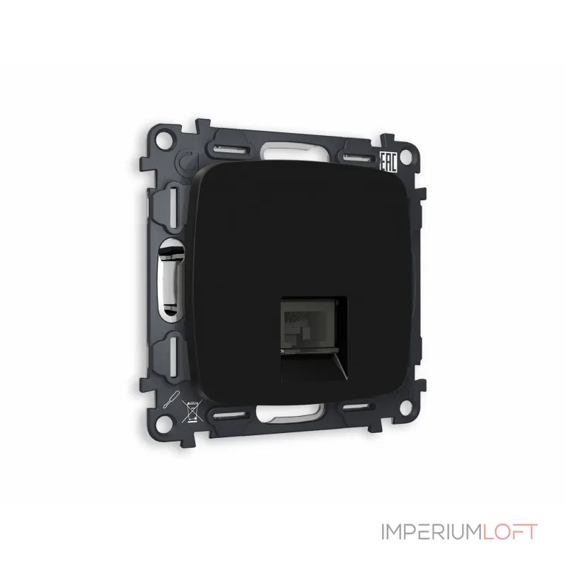 Комплект механизма телефонной розетки RJ-11(4P4C) с защитной шторкой Ambrella Volt MO MO812030 Комплект механизма телефонной розетки RJ-11(4P4C) с защитной шторкой Ambrella Volt MO MO812030