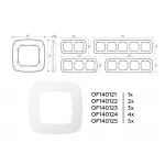 Рамка OMEGA Ecta (Белый матовый) 3-ая OF140123 от ImperiumLoft Рамка OMEGA Ecta (Белый матовый) 3-ая OF140123 от ImperiumLoft
