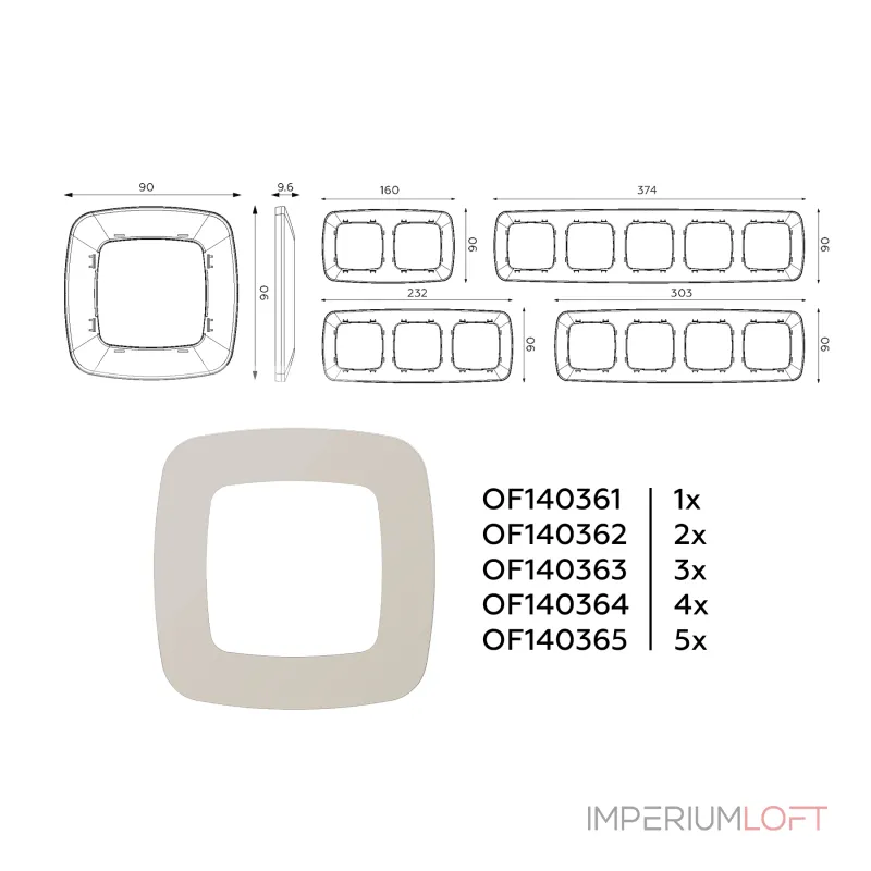 Рамка 2-ая Ambrella Volt OMEGA OF140362 Рамка 2-ая Ambrella Volt OMEGA OF140362