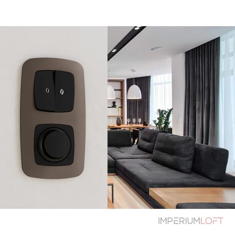 Рамка OMEGA Ecta (Темная бронза матовый) 3-ая OF140633 от ImperiumLoft