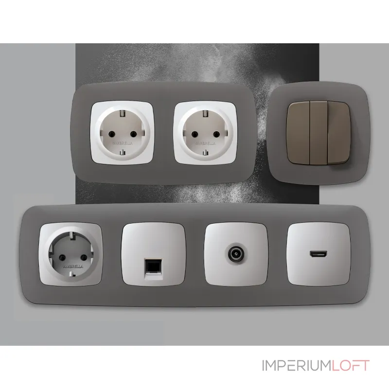 Рамка 2-ая Ambrella Volt OMEGA OF140652