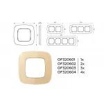 Рамка OMEGA Radian (Шампань Стекло органическое) 3-ая OF320603 от ImperiumLoft