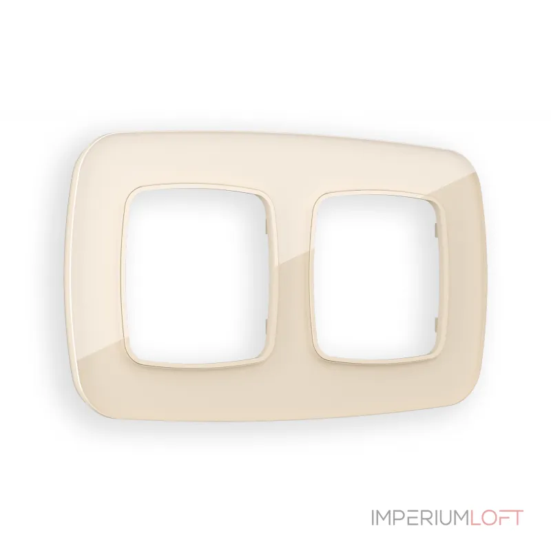 Рамка OMEGA Radian (Бежевый Стекло закаленное натуральное) 2-ая OF350302 от ImperiumLoft