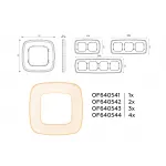 Рамка OMEGA Coint (Бежевый Стекло органическое/Шампань) 2-ая OF640342 от ImperiumLoft