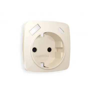 Лицевая панель для электрической розетки с заземлением со шторками 2USB A+C Ambrella Volt OMEGA OP3100 Лицевая панель для электрической розетки с заземлением со шторками 2USB A+C Ambrella Volt OMEGA OP3100