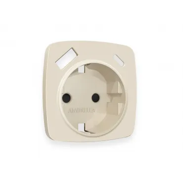 Лицевая панель для электрической розетки с/з со шторками 2USB A+C Volt QUANT OP3300