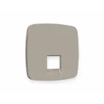 Лицевая панель для компьютерной/телефонной розетки RJ-45/RJ-11 Ambrella Volt OMEGA OP3720