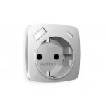 Лицевая панель для электрической розетки с заземлением со шторками 2USB A+C Ambrella Volt OMEGA OP4100