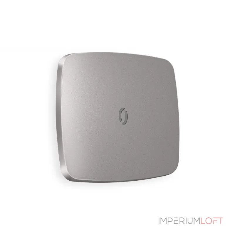 Лицевая панель OMEGA (Сталь матовый) для 1-клавишных выключателей с подсветкой QUANT OP5020 от ImperiumLoft Лицевая панель OMEGA (Сталь матовый) для 1-клавишных выключателей с подсветкой QUANT OP5020 от ImperiumLoft