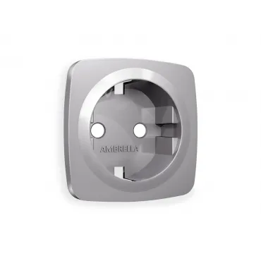 Лицевая панель для электрической розетки с заземлением Ambrella Volt OMEGA OP5060 Лицевая панель для электрической розетки с заземлением Ambrella Volt OMEGA OP5060