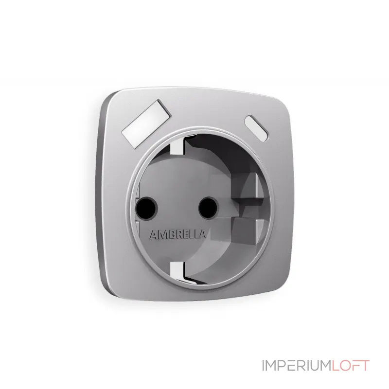 Лицевая панель для электрической розетки с заземлением со шторками 2USB A+C Ambrella Volt OMEGA OP5100 Лицевая панель для электрической розетки с заземлением со шторками 2USB A+C Ambrella Volt OMEGA OP5100