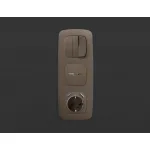 Лицевая панель для электрической розетки с заземлением со шторками 2USB A+A Ambrella Volt OMEGA OP6390