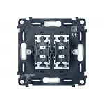 Механизм 2-клавишного выключателя 10A-250V Ambrella Volt VM VM115