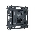 Механизм компьютерной розетки RJ-45 (8P8C) CAT6A экранированной с автоматической защитной шторкой Volt QUANT VM185 от ImperiumLoft