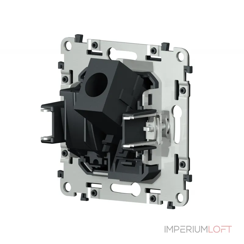 Механизм розетки компьютерной + TV оконечной RJ-45 (8P8C) CAT6/50-870 MHz 1dB с автоматической защитной шторкой Volt QUANT VM195 от ImperiumLoft Механизм розетки компьютерной + TV оконечной RJ-45 (8P8C) CAT6/50-870 MHz 1dB с автоматической защитной шторкой Volt QUANT VM195 от ImperiumLoft