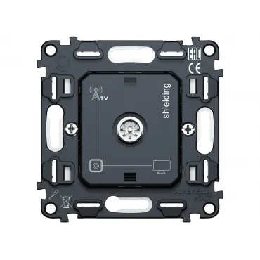 Механизм TV розетки оконечной экранированной 5-1000MHz 3dB Volt QUANT VM199