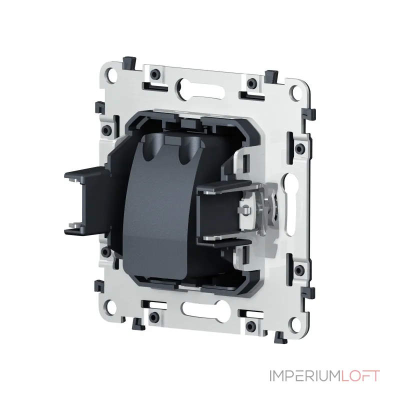 Механизм TV розетки оконечной экранированной 5-1000MHz 3dB Volt QUANT VM199 от ImperiumLoft