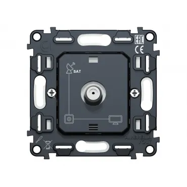 Механизм TV розетки SAT 5-2400MHz 3.5dB Volt QUANT VM215
