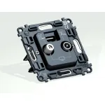 Механизм розетки TV оконечной + SAT 5-862MHz 3.5dB/950-2150MHz 3.5dB Volt QUANT VM217 от ImperiumLoft