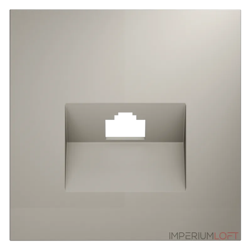 Накладка для розетки компьютерной RJ45 кат.6 S70 (кашемир) Voltum VLS001303 Накладка для розетки компьютерной RJ45 кат.6 S70 (кашемир) Voltum VLS001303