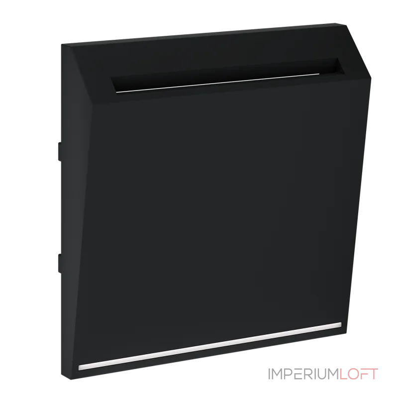 Накладка для выключателя карточного S70 (черный матовый) Voltum VLS002608