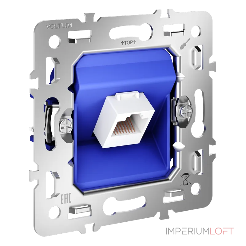 Механизм розетки компьютерной RJ45 кат.6 S70 Voltum VLS0601M