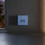 Накладка для розетки компьютерной двойной RJ45+RJ45 кат.6 S70 (деним) Voltum VLS001415