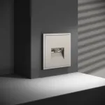 Розетка телевизионная встраиваемая S70 TV+RJ45 кат. 6 (кашемир) Voltum VLS060703