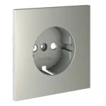 Накладка для розетки с заземлением S70 (сталь) Voltum VLS000605