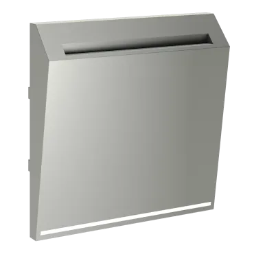 Накладка для выключателя карточного S70 (сталь) Voltum VLS002605