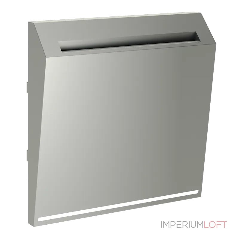 Накладка для выключателя карточного S70 (сталь) Voltum VLS002605