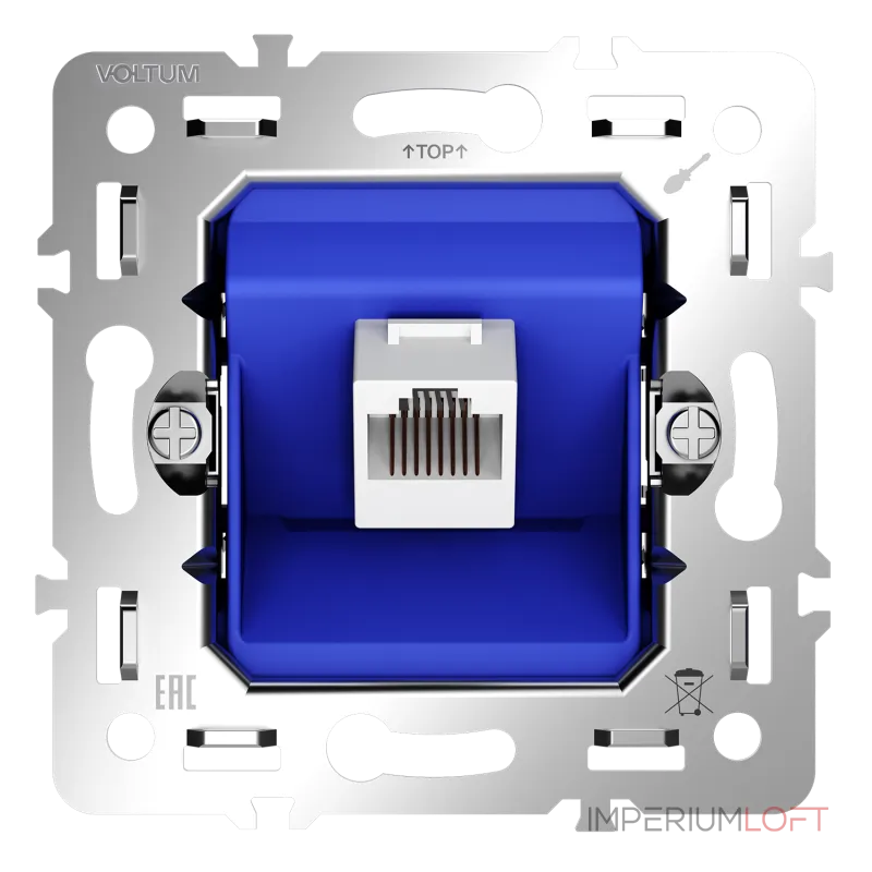 Механизм розетки компьютерной RJ45 кат.6 S70 Voltum VLS0601M